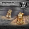 Campana Harley Davidson Modelo Skull Terminado Dorado Accesorio