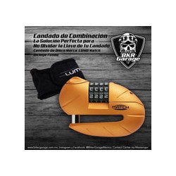 Accesorio Candado de Combinación para Disco de Freno LUMA