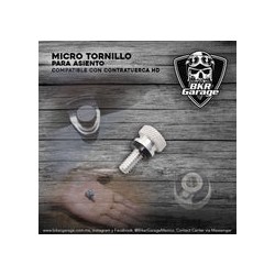 Tornillo Micro para Asiento Terminado Cromo