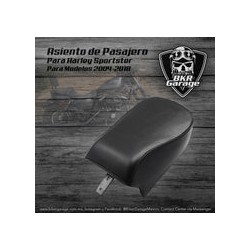 Asiento de Pasajero Liso para Sportster 2014-2020
