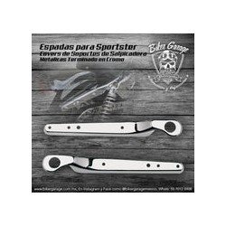 Covers de Espadas para Sportster Terminado Cromo