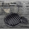 Derby Cover Deep Cut para Sportster Color Negro