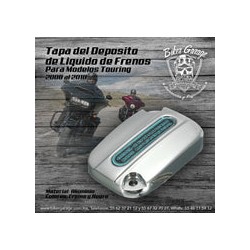 Tapa de Deposito de Liquido de Frenos para Touring Terminado Cromo