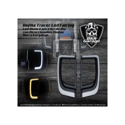 Cover Rejilla Tracer Led Fairing Color Negro para Touring Color Negro