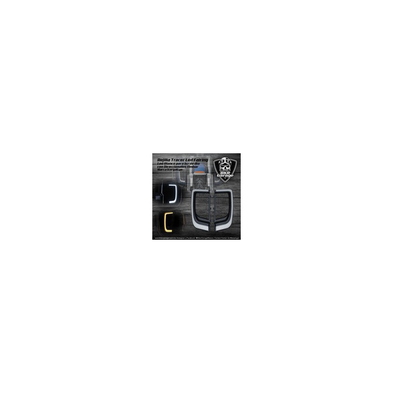 Cover Rejilla Tracer Led Fairing Color Negro para Touring Color Negro