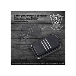 Cover de Palanca de Freno para Harley Touring Color Negro