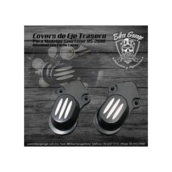 Covers de Eje Trasero Deep Cut para Sportster 2004-Up Corte Laser