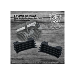 Covers de Motor para Sportster Color Negro