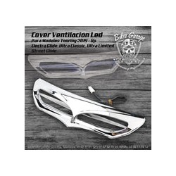 Cover de Ventilación Led Cromo