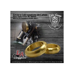 Covers Cubrepolvos de Latón de la Marca LA Choppers *** Nuevos ***