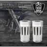 Covers Vasos de Suspensión para Touring 84-13 Deep Cut Terminado Cromo