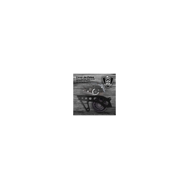 Cover de Polea para Sportster modelo Full Black