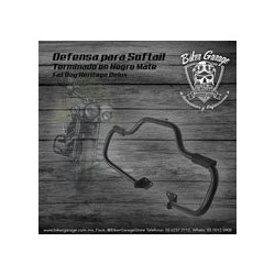 Defensa Mustache para Softail 2000-Up Color Negro Mate