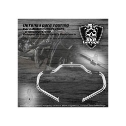 Defensa Mustache para Touring 2009-2023 Terminado Cromo