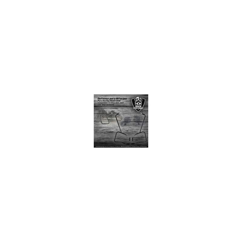 Defensa para Alforja de Harley Touring 2014-2021 Color Negro Brillante