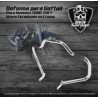 Defensa Mustache para Softail Terminado Cromo 2000-2017