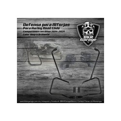 Defensa para Alforja de Harley Touring 2014-2021 Color Negro Brillante