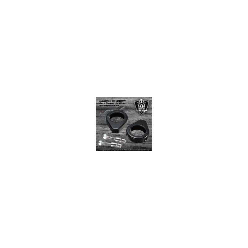 Soportes para Reubicar Direccionales para Barras de 39mm Color Negro