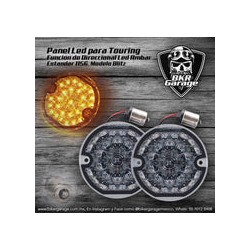 Panel de Led Direccionales Blitz para Touring 1156 Direccionales Ambar