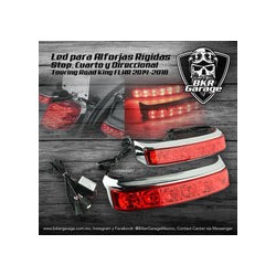 Stop Direccionales Led para Alforjas Rigidas Terminado Cromo