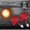 Panel Led Direccionales Tracer Color Rojo 1156