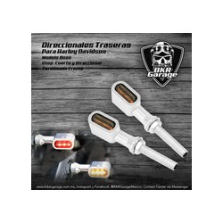 Direccionales Traseras Modelo Boss Stop, Cuarto y Direccional Terminado Cromo