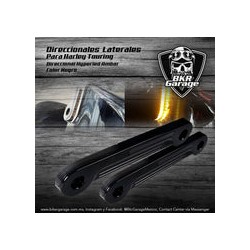 Direccionales Laterales para Touring Color Negro