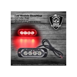 Led Rojo Modelo RoadMap para Stop y/o Direccionales