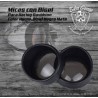 Mica para Direccional Deuce Color Humo Bisel Negro MATE (cada una)