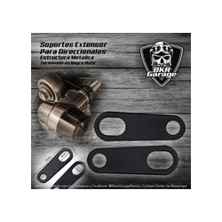 Soportes Extensores para Direccionales Color Negro Satinado