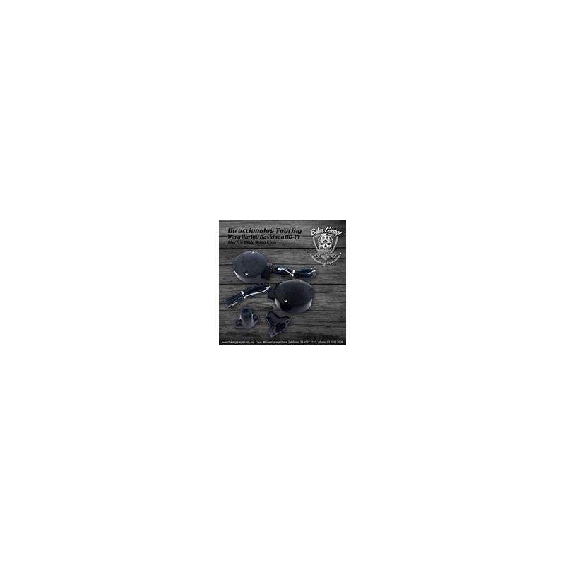 Direccionales Touring Color Negro