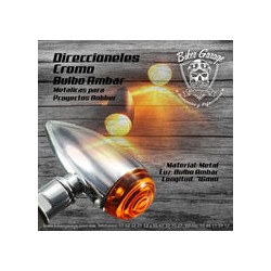 Direccionales de Bala Terminado Cromo