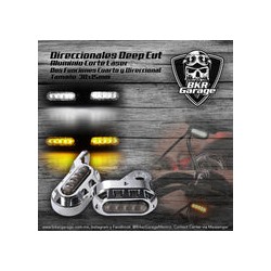 Direccionales Deep Cut Terminado Cromo