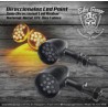Direccionales Led Point Color Negro Mate