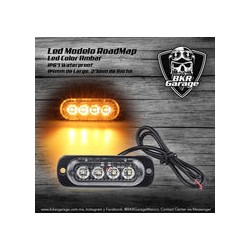Led Ambar Modelo RoadMap para Stop y/o Direccionales