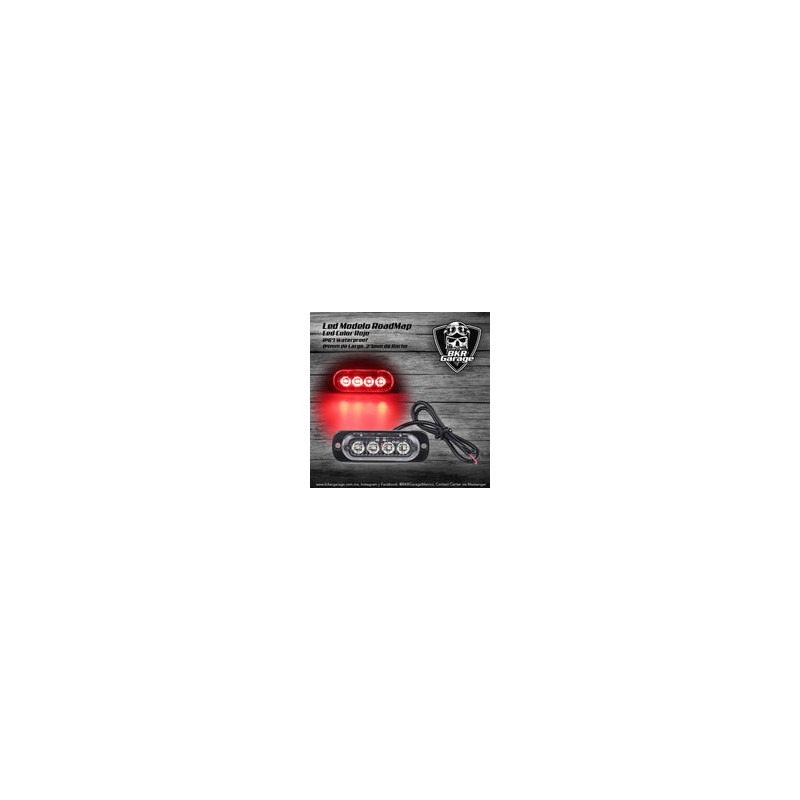 Led Rojo Modelo RoadMap para Stop y/o Direccionales
