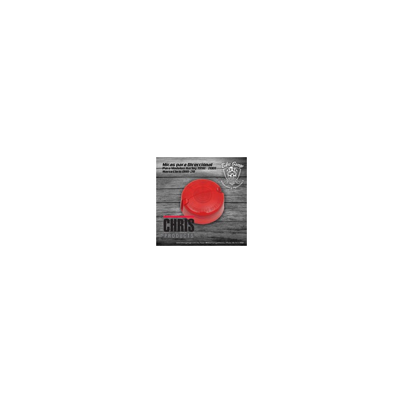 Mica Rojo para Direccional para Harley Modelos 1996-2001 DHD-2R