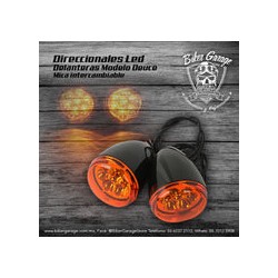 Direccionales Deuce 2 En 1 Delanteras Negro