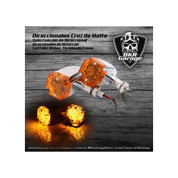 Direccionales Cruz del Malta Terminado Cromo