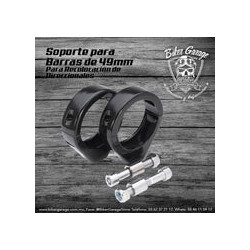 Soporte para Reubicar Direccionales para Barras de 49mm Color Negro