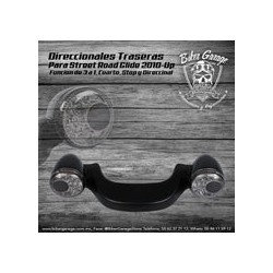 Barra de Direccionales Traseras para Touring Color Negro Mate
