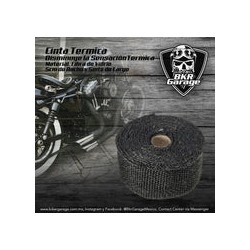 Cinta Térmica para Escapes Color Negro