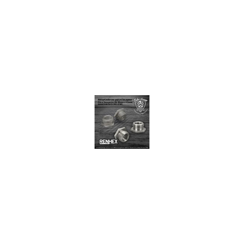 Adaptadores de Escapes para Sensores de 18mm 12mm marca Renhex Refacción