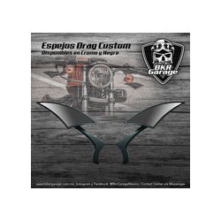 Espejos Drag Color Negro