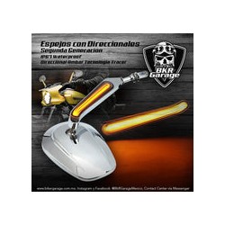 Espejos con Direccionales Segunda Generación Terminado Cromo