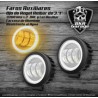 Faros Auxiliares de 3.7'' Ojo de Angel Led Ambar