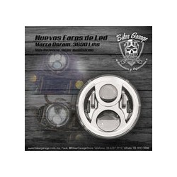 Faro Central Daymaker 2da Generación de 7'' Terminado Cromo