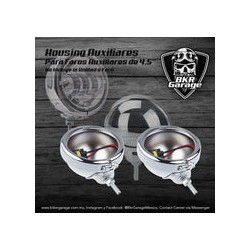 Carcasas para Faros Auxiliares de 4.5'' Terminado Cromo