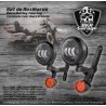 Kit de Faros Auxiliares para Touring Color Negro Brillante