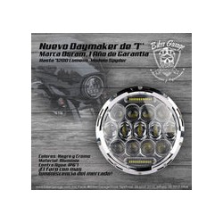 Faro Central Spyder de 7'' Terminado Cromo